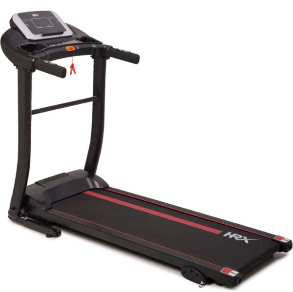 HRX Hampson 3hp Peak, Max Weight:100Kg, 3Level, Manual Incline For Home Workout Treadmill