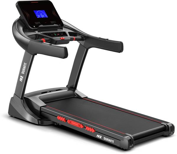 Durafit Royal 7 HP Peak | 150Kg User Weight | 22 Level Incline| 20Km Speed | Foldable Treadmill (Max Weight:150 kg)