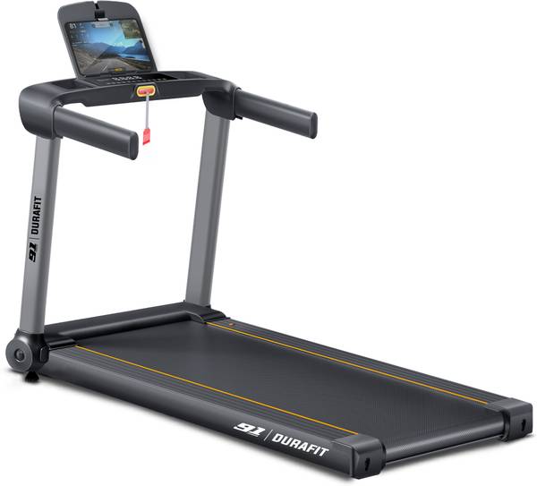 Durafit Ace Pro 4.5HP Peak BLDC Motorized | 16km Speed | 20-Auto Incline | Home Use Treadmill (Max Weight:120 kg)