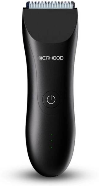 MENHOOD Grooming Trimmer 1.0, Trimmer for men&#x27;s private parts, balls and body  Runtime: 120 min Trimmer for Men &amp; Women  (Black)