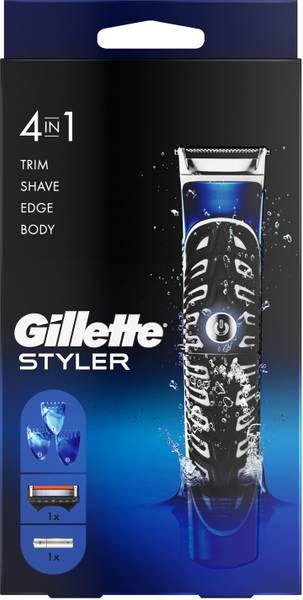 GILLETTE Fusion Proglide 3-in-1 Styler  Runtime: 30 min Trimmer for Men