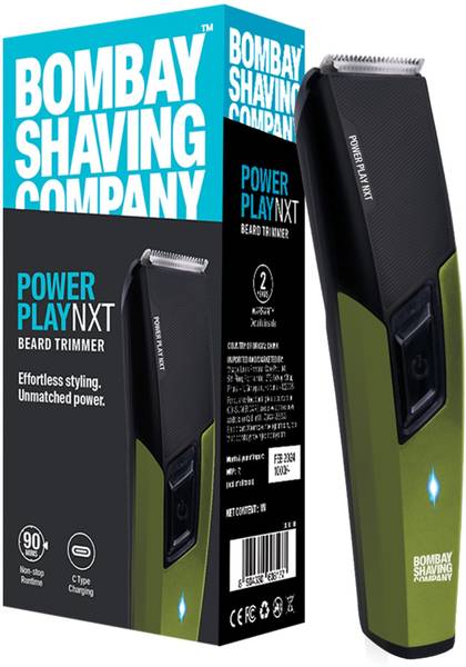 BOMBAY SHAVING COMPANY POWER PLAY NXT BEARD TRIMMER Trimmer 90 min Runtime 6 Length Settings