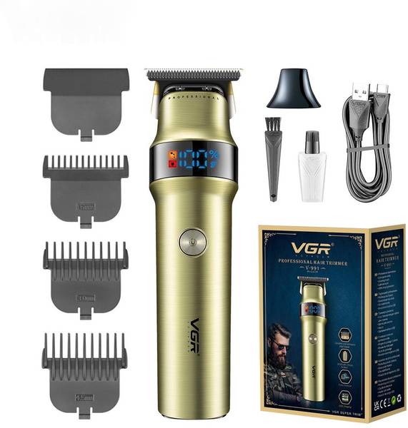 VGR V-991 Professional Hair Trimmer For Men Trimmer 400 min Runtime 4 Length Settings