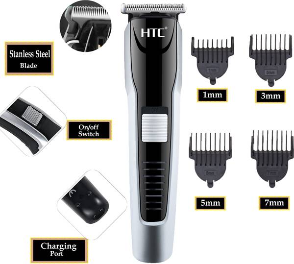MynxeHTC Beard & Hair 538 H T C TRIMMER Rechargeable Professional Hair Trimmer 3 Trimmer 120 min Runtime 4 Length Settings