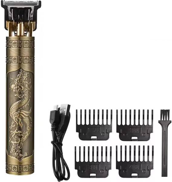 REVATAKG Vintage T9 Professional Trimmer Cordless Hair & Beard Clipper for Men Trimmer 60 min Runtime 4 Length Settings