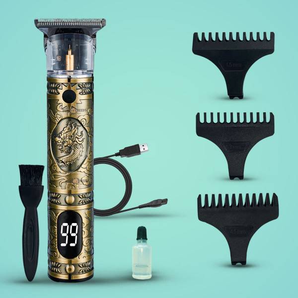 Pick Ur Needs Hair Trimmer/Shaver/Clippers For Men Rechargeable Beard Moustache Digital Grooming Kit 120 min Runtime 3 Length Settings