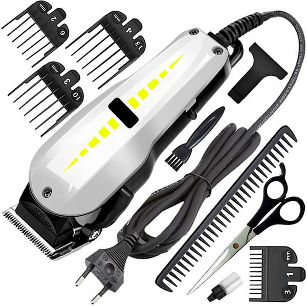 QGS Mens AQ Powerful Hair Clipper Professional Beard Moustache Hair Cutting Trimmer Fully Waterproof Grooming Kit 2000 min Runtime 7 Length Settings