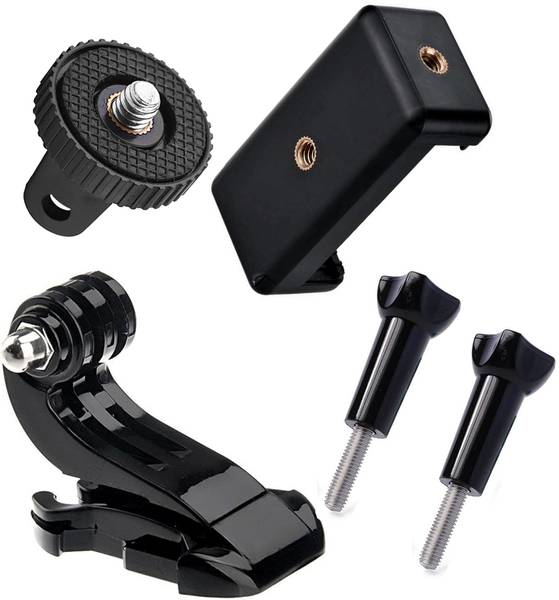 TECHYSPOT J-Hook Buckle Mount, Mobile Holder, Tripod Mount Adapter, 2 Screw Combo Set Monopod Kit