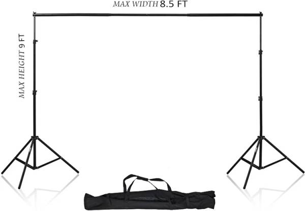 AHMV Adjustable Backdrop Stand for Photography Backgrounds Stand Photo Video Studio Tripod Kit