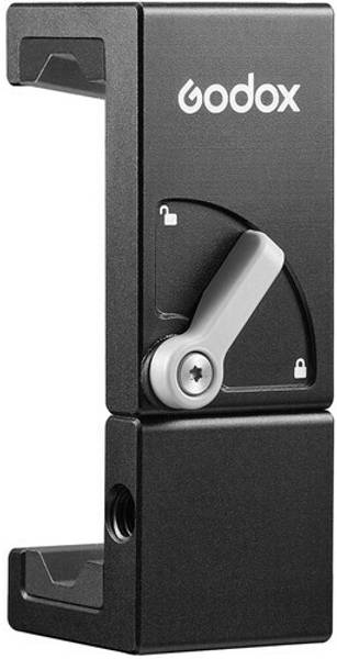 GODOX MTH03 Smartphone Holder, Phone Adapter Mount Sturdy and Durable for Smartphone Tripod