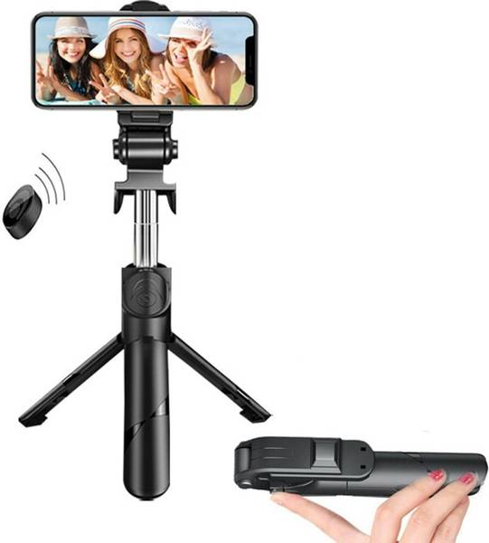 Mobtude Low price 3 in 1 Extendable Selfie Stick Lightweight Remote Shutter Phone Tripod