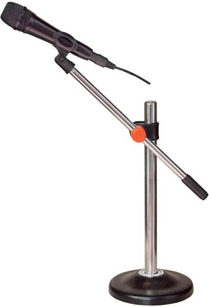 Daz Cam Iron Base Universal Mic Stand for Desktop Table Floor for