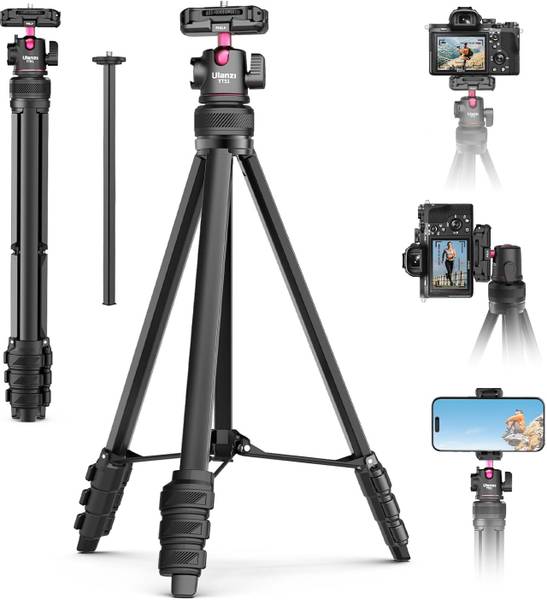 ULANZI TT51 TRIPOD Stand I 360 Rotable Ball Head I Hidden Cold Shoe Holder Tripod