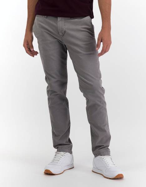 American Eagle Slim Fit Men Grey Trousers