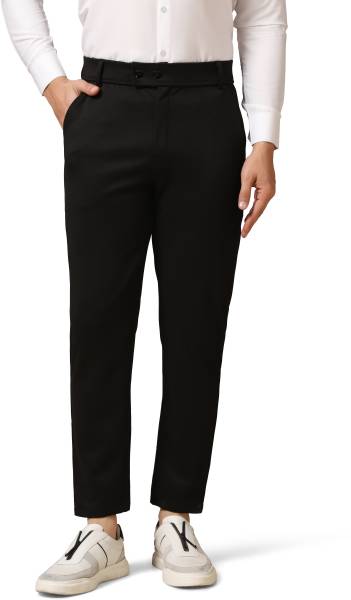 CHAKUDEE Fashion Regular Fit Men Black Trousers