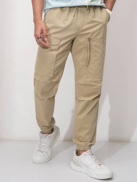 HIGHLANDER Straight Fit Men Brown Trousers