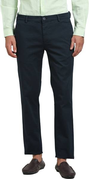 TURTLE Skinny Fit Men Blue Trousers