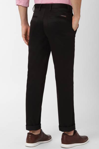 PETER ENGLAND Slim Fit Men Brown Trousers