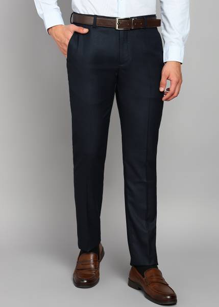 KILLER Slim Fit Men Dark Blue Trousers