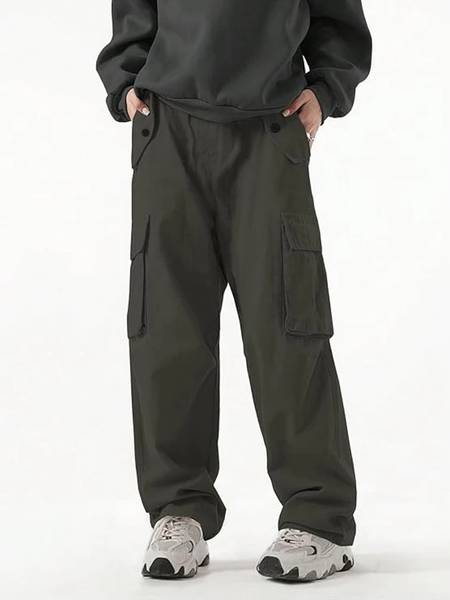 Leriya Fashion Regular Fit Men Green Trousers