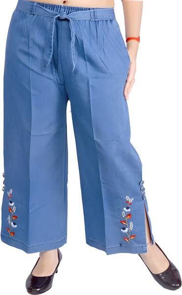 REYA FASHION Regular Fit Women Light Blue Trousers