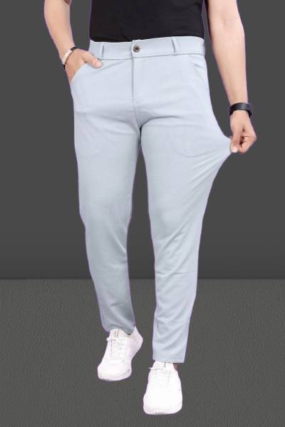 METRONAUT Regular Fit Men Grey Trousers
