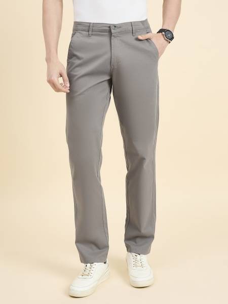 STUDIO NEXX Relaxed Men Grey Trousers
