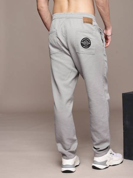 Roadster Loose Fit Men Grey Trousers