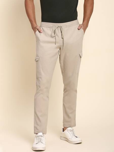 Dennis Lingo Regular Fit Men Beige Trousers