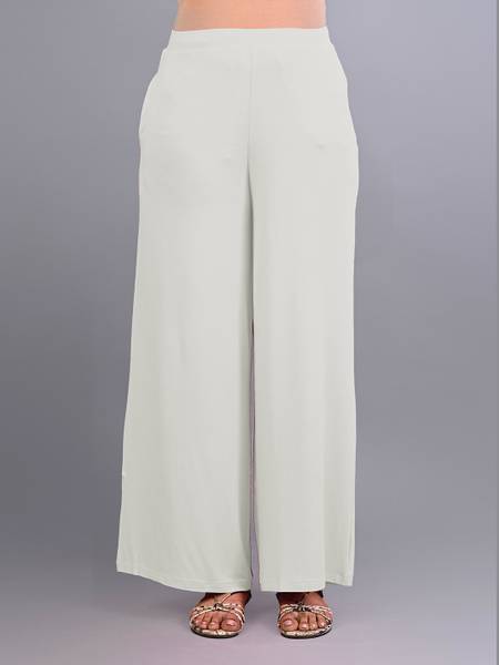 Lyra Regular Fit Women White Trousers