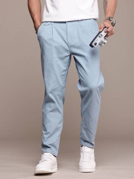 Roadster Loose Fit Men Blue Trousers