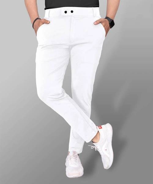 METRONAUT Regular Fit Men White Trousers