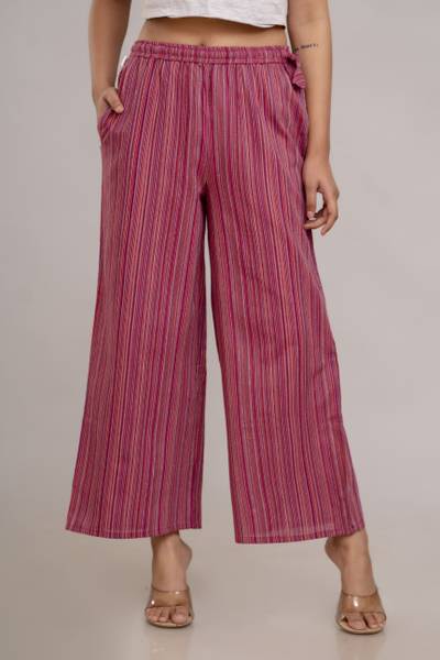 KANCHUK Regular Fit Women Red Trousers