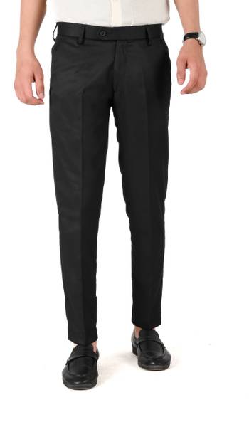 The DS Tapered Men Black Trousers