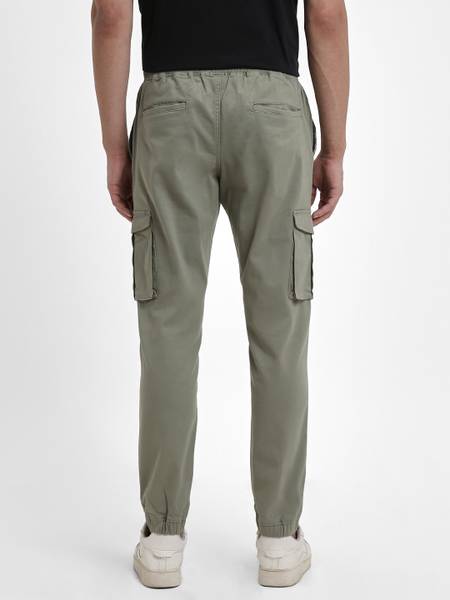Dennis Lingo Slim Fit Men Green Trousers