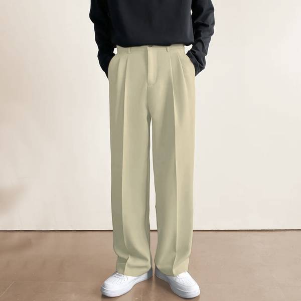 INDICLUB Loose Fit Men Grey Trousers