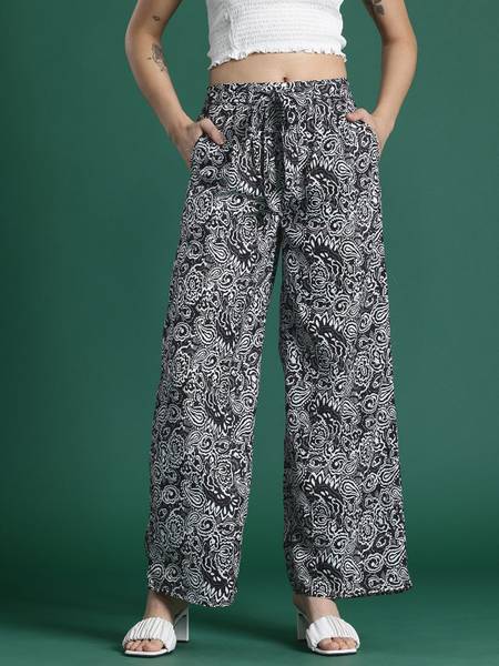 Dressberry Regular Fit Women Black Trousers