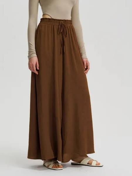 KOTTY Loose Fit Women Brown Trousers