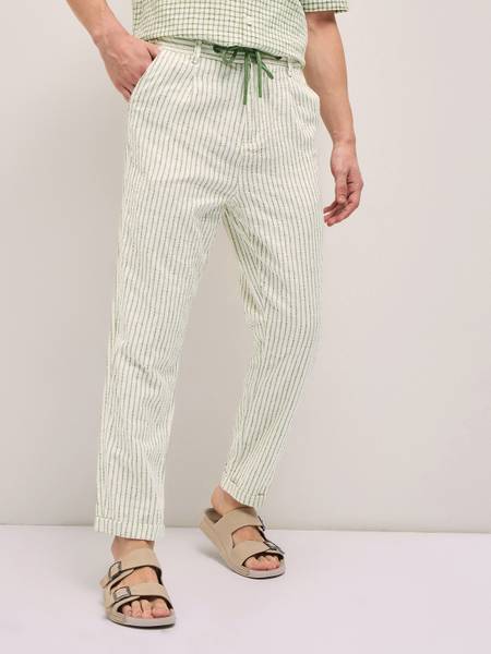 THE BEAR HOUSE Tapered Men Multicolor Trousers