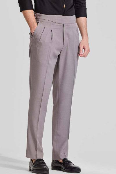 Snitch Slim Fit Men Grey Trousers