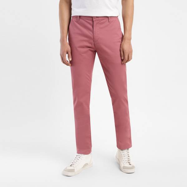 LEVI'S Slim Fit Men Pink Trousers