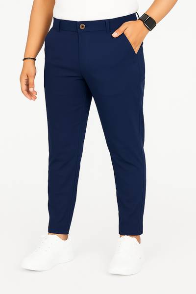 armanfashion Slim Fit, Relaxed Men Blue Trousers