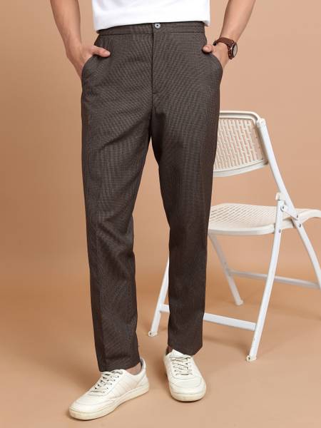 HIGHLANDER Regular Fit Men Brown Trousers