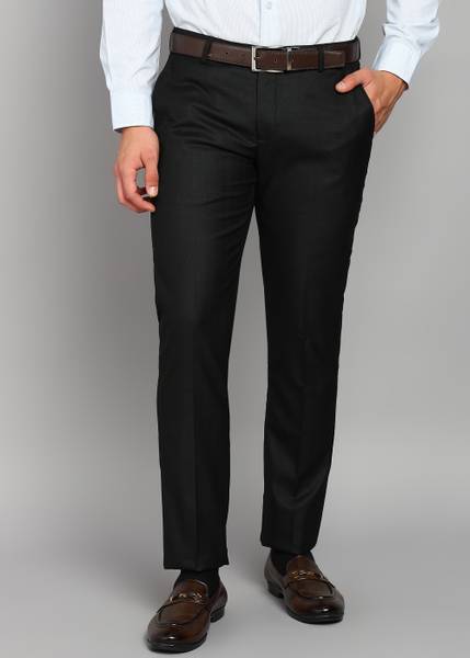 KILLER Slim Fit Men Black Trousers
