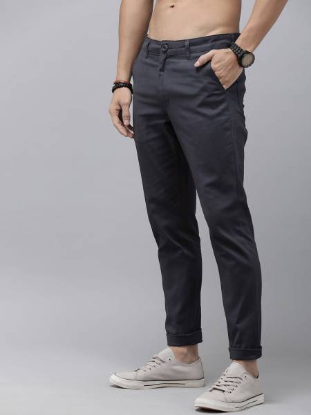 Roadster Regular Fit Men Blue Trousers