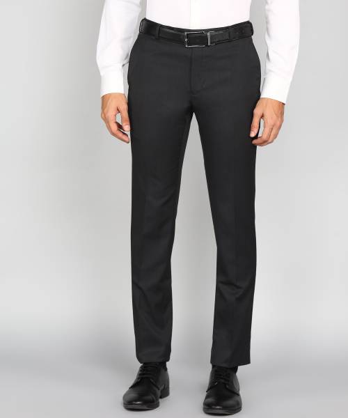 Raymond Slim Fit Men Grey Trousers