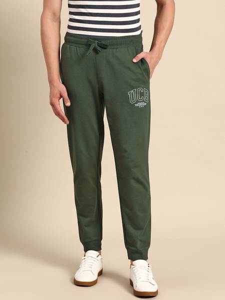 United Colors of Benetton Regular Fit Men Dark Green Trousers