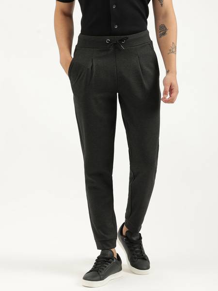 United Colors of Benetton Slim Fit Men Grey Trousers