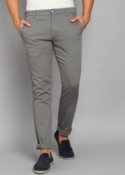 KILLER Slim Fit Men Grey Trousers