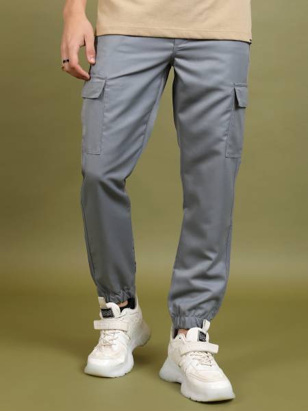 HIGHLANDER Regular Fit Men Grey, Grey Trousers